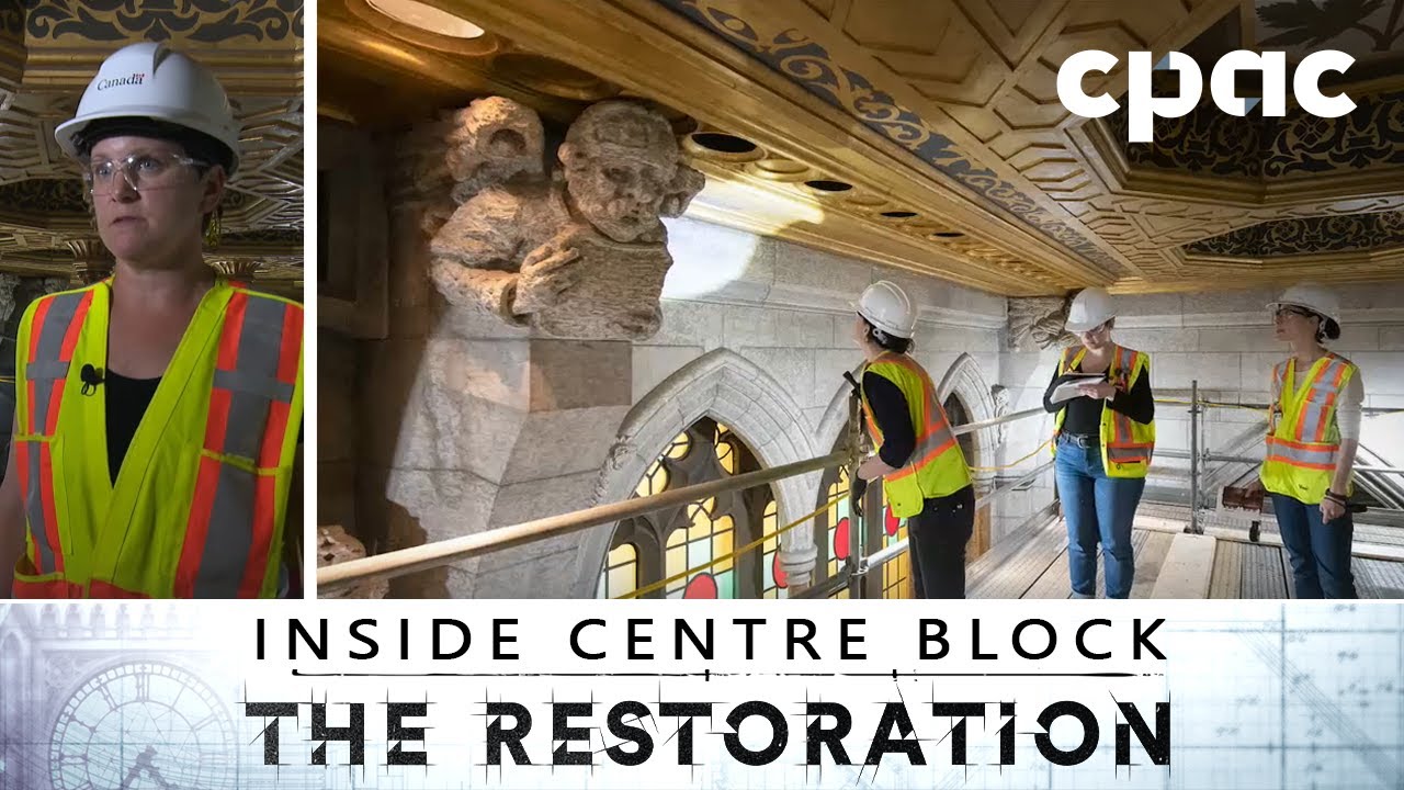 The restoration of heritage material at Centre Block