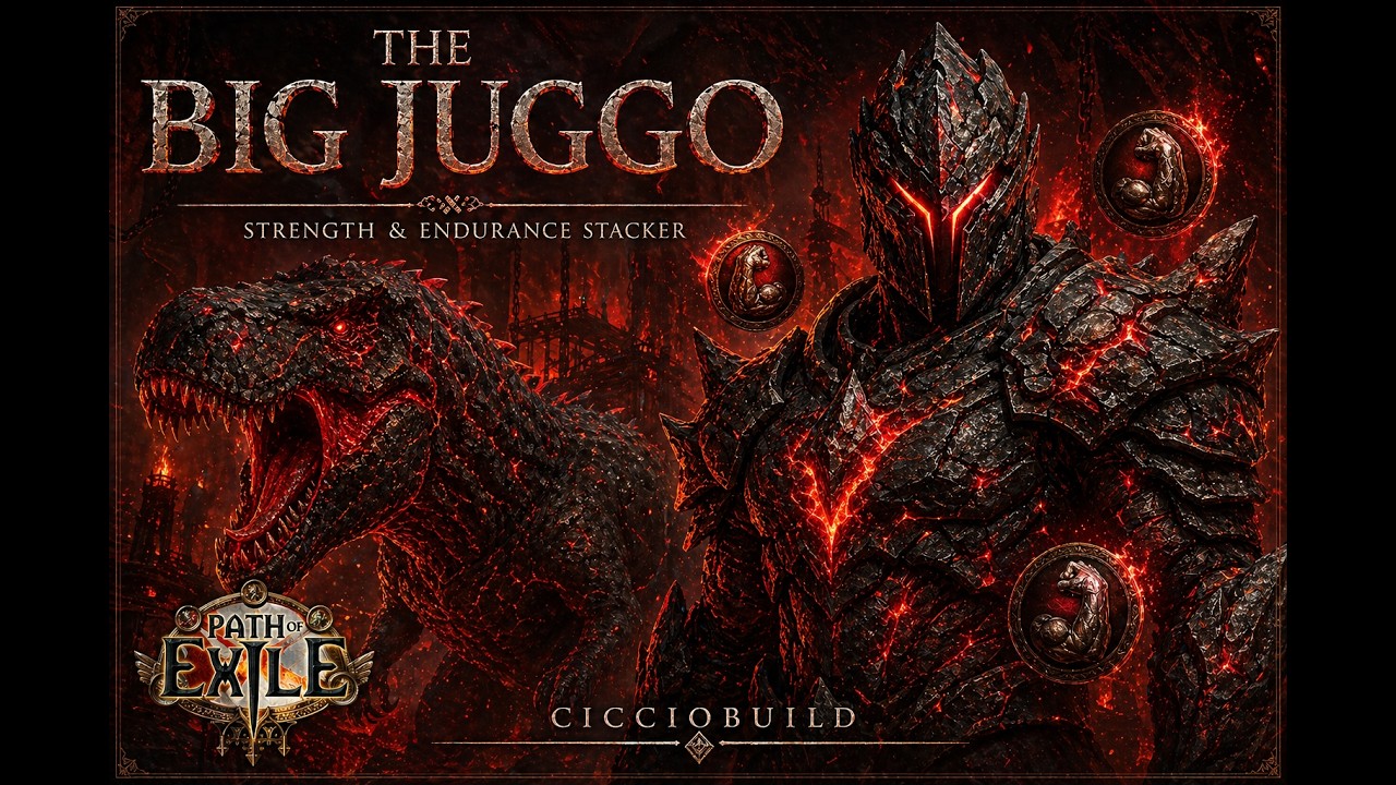 [3.28 Mirage] Juggo Heavy Strike of Trarthus, Strength/Endurance Stacker -The Ubers' Destroyer (PoE)