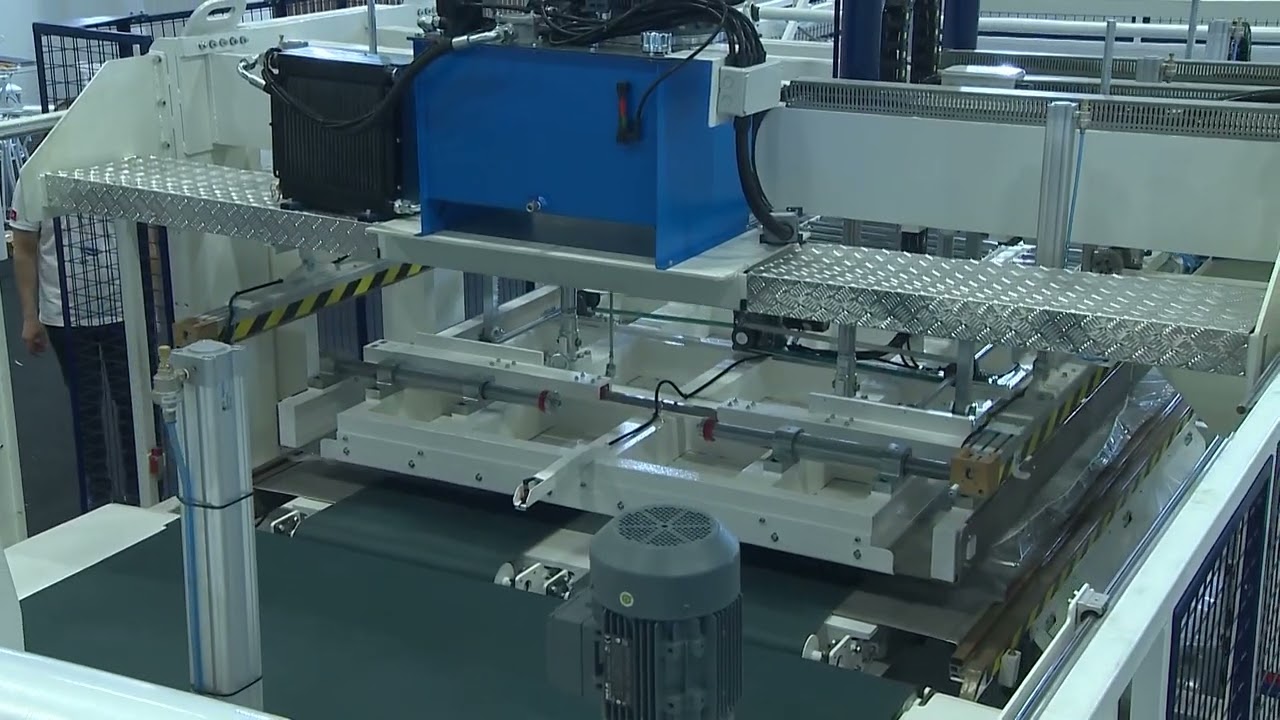 Allbemac Mattress Press, Folding and Rollpack Line Mattress Rollpack Machine