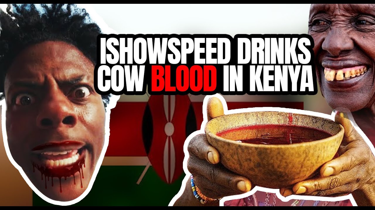 Ishowspeed Drinking cow blood in Kenya