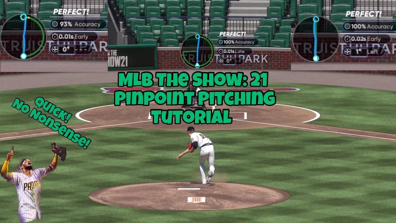 Mlb the show 21 - Pinpoint Pitching. Quick Simple Tips!