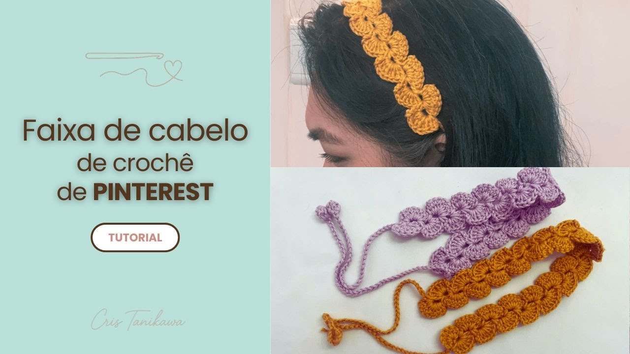 Faixa de cabelo de PINTEREST para INICIANTES | 4 EP. Tudo com um novelo