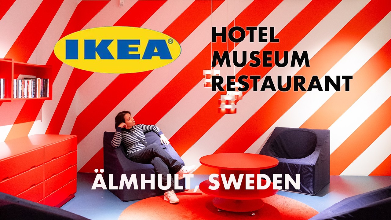 Ночь в отеле Ikea Hotell в Эльмхульте, Швеция.