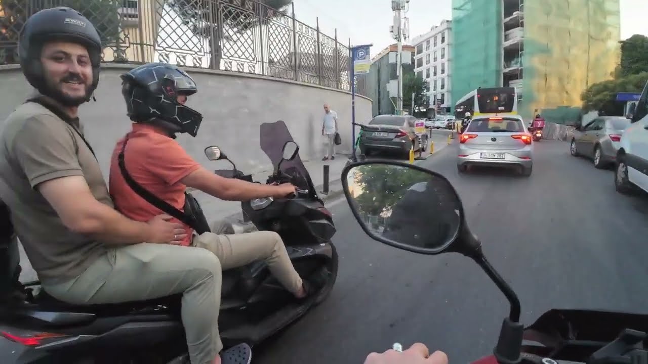 POV İstanbul  - Sym Jet X 125 - DJI osmo 4  [2K] #motovlog #symjetx125 #motocyle