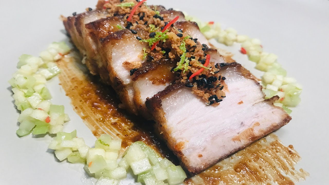 🥫 Salsa hoisin de higos, panceta y ensalada de manzana, apio y chile | After Covid