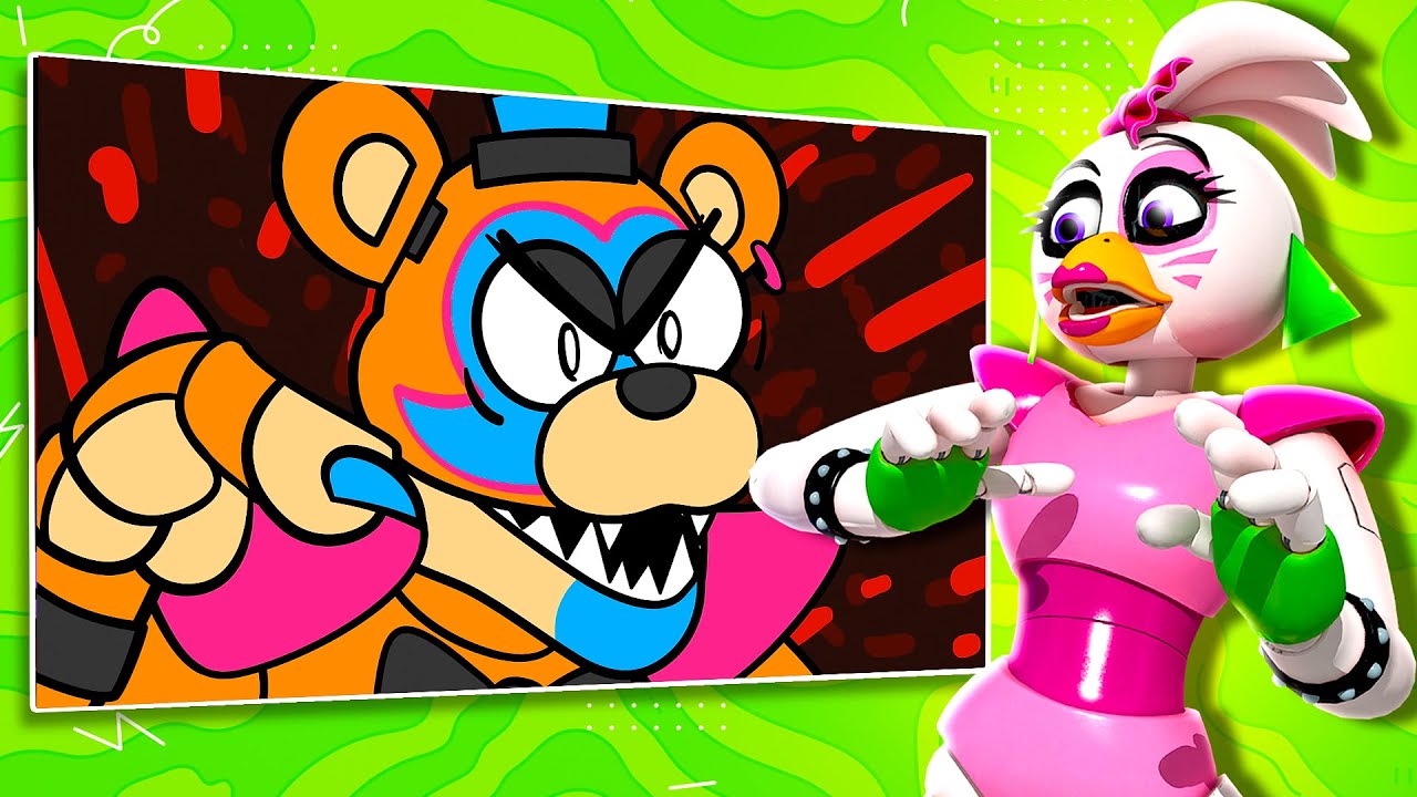 Glamrock Freddy is ANGRY at Roxanne Wolf?! (PIEMATIONS ANIMATIONS) REACT with Glamrock Chica
