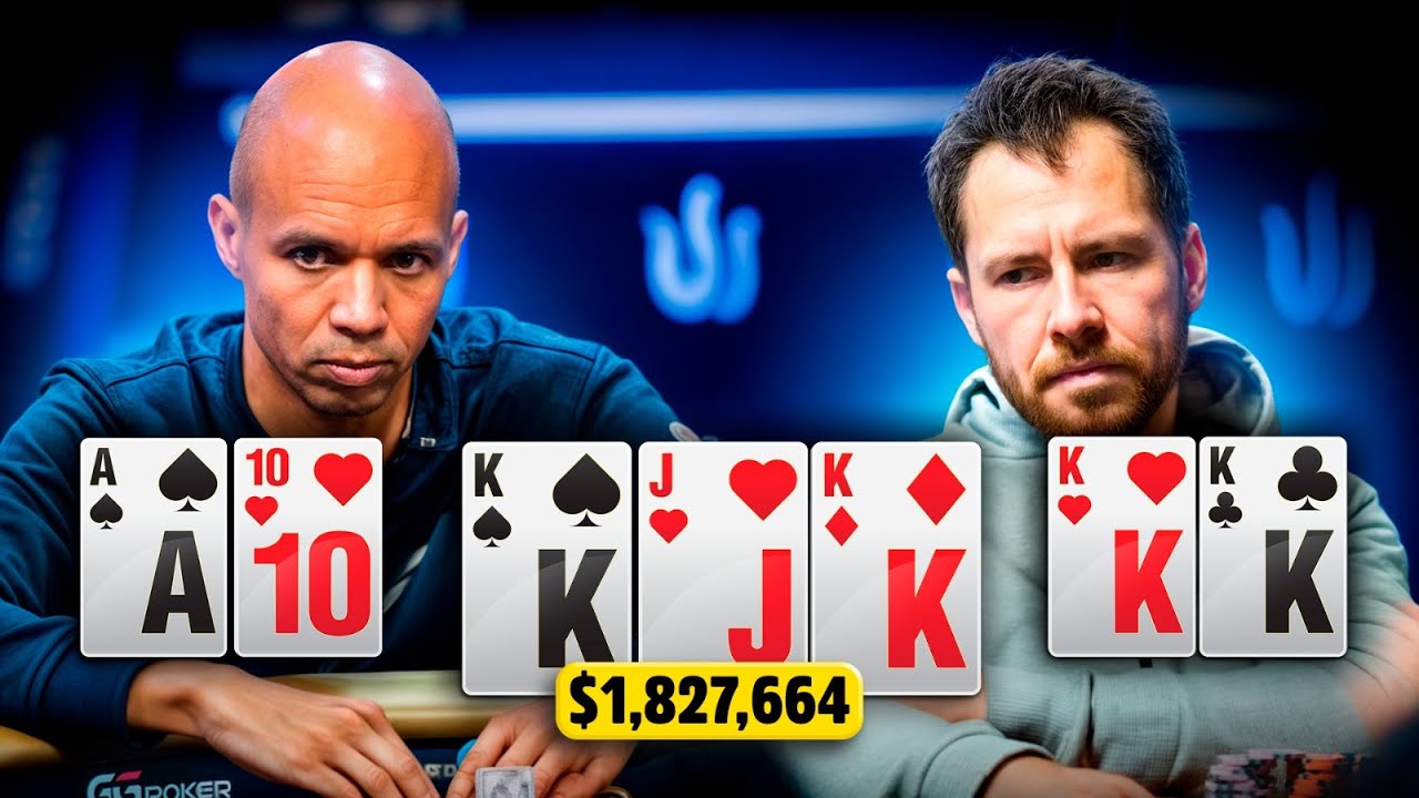 Phil Ivey BATTLES in HEADS UP For $1,827,664!