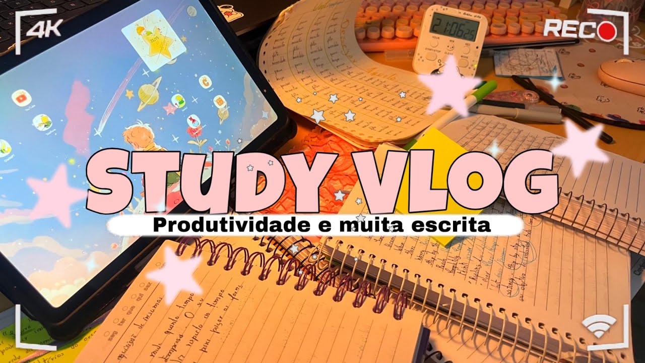 Study Vlog ✍️🌱 (Produtividade e muita ESCRITA) #study 