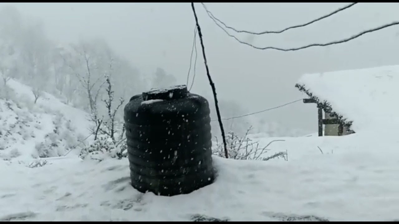Bathoie Subdivision of Mahore receives first snowfall of season