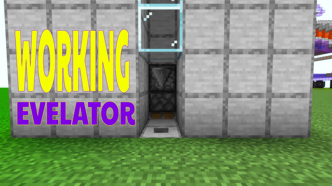 How to build WORKING elevator in minecraft