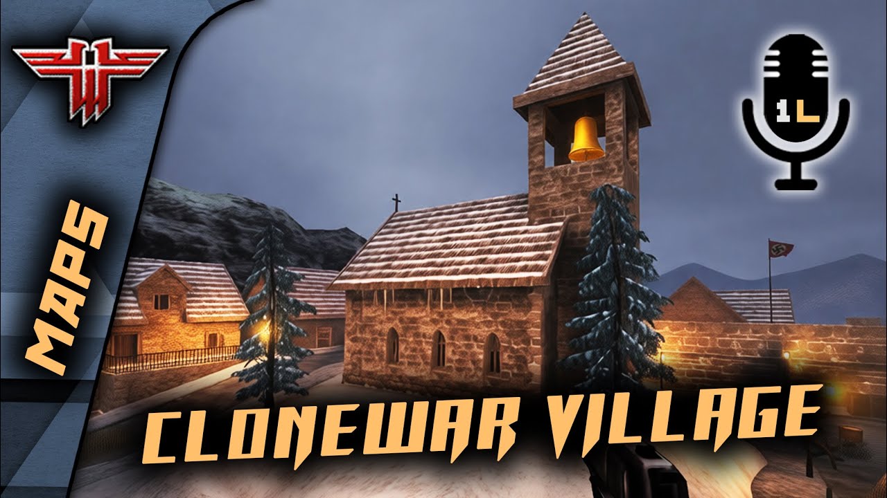 Прохождение Wolfenstein CloneWar Village (2008). Зимняя деревня.