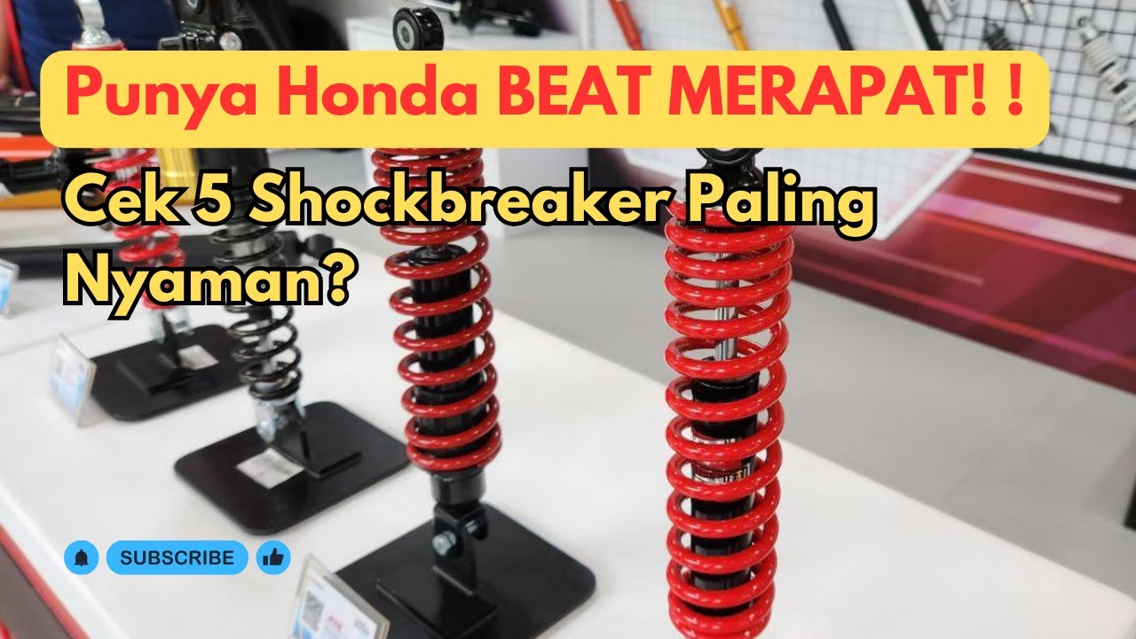 5 Shockbreaker Paling Nyaman untuk Honda Beat — Cocok Buat Harian & Touring!