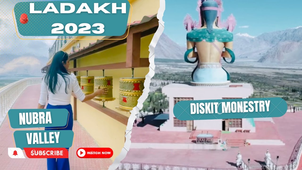 Nubra Valley Ladakh || Diskit Village Ladakh || Diskit Monastery || Diskit Gompa || Hunder Village |