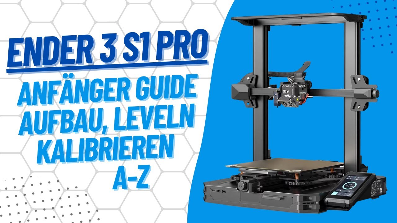 Ender 3 S1 Pro Anfänger-Guide - Erster Eindruck, Slicer-Einstellungen, Kalibrierung & Fazit!