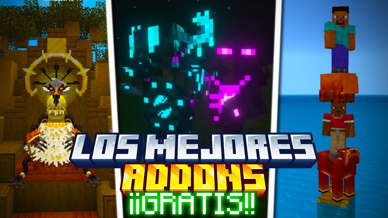 Los MEJORES ADDONS GRATIS De Bedrock | Addons Para Minecraft Bedrock 1.21