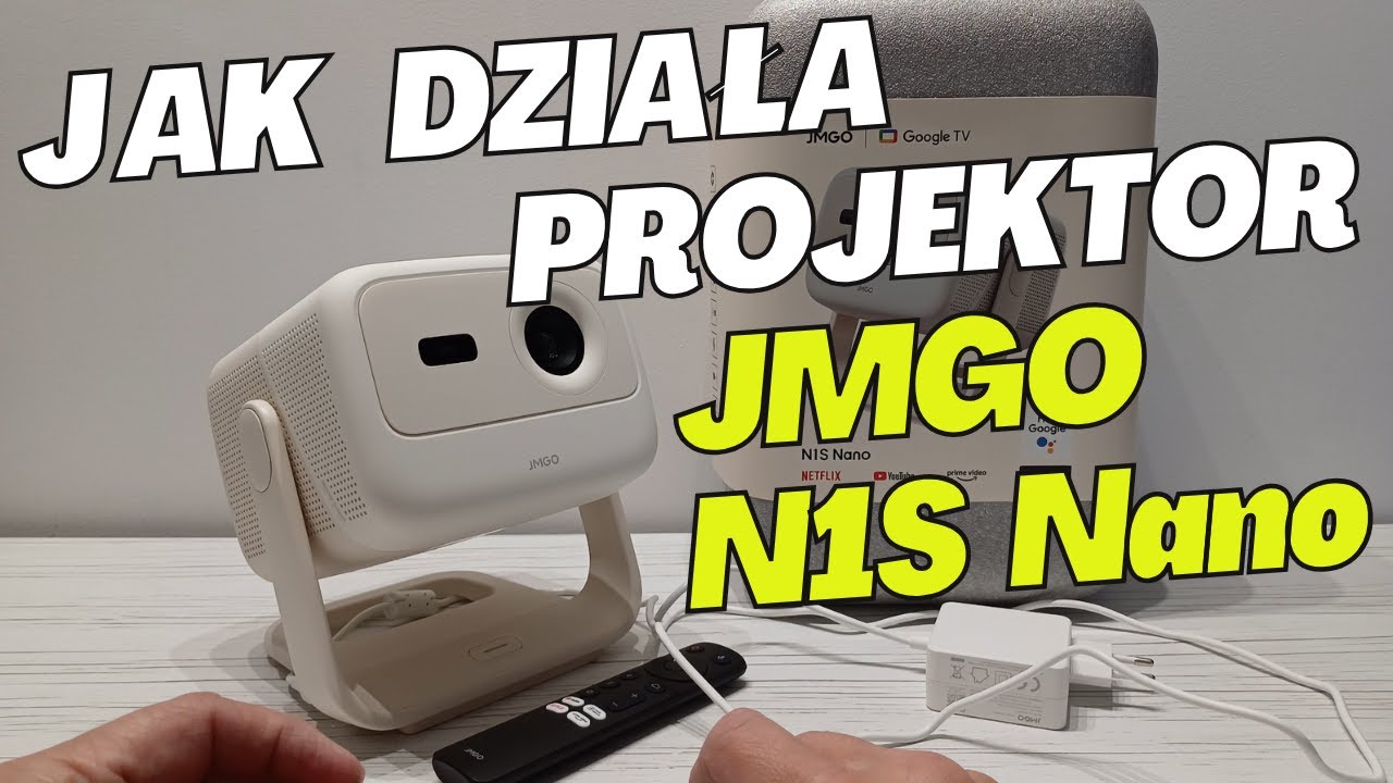 Projektor JMGO N1S Nano 2025r  - jak działa najnowszy projektor od JMGO?-  recenzja / test