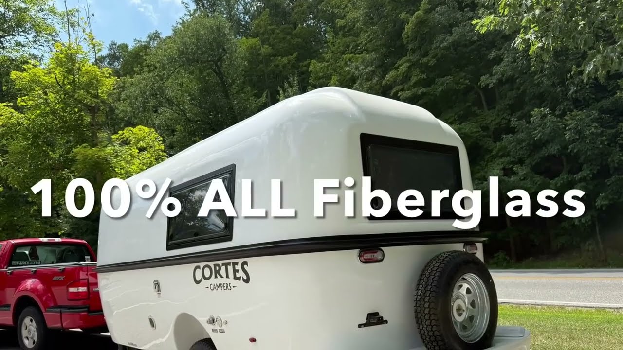 Cortes Campers Innovative Fiberglass with Zero Wood RV Travel Trailer