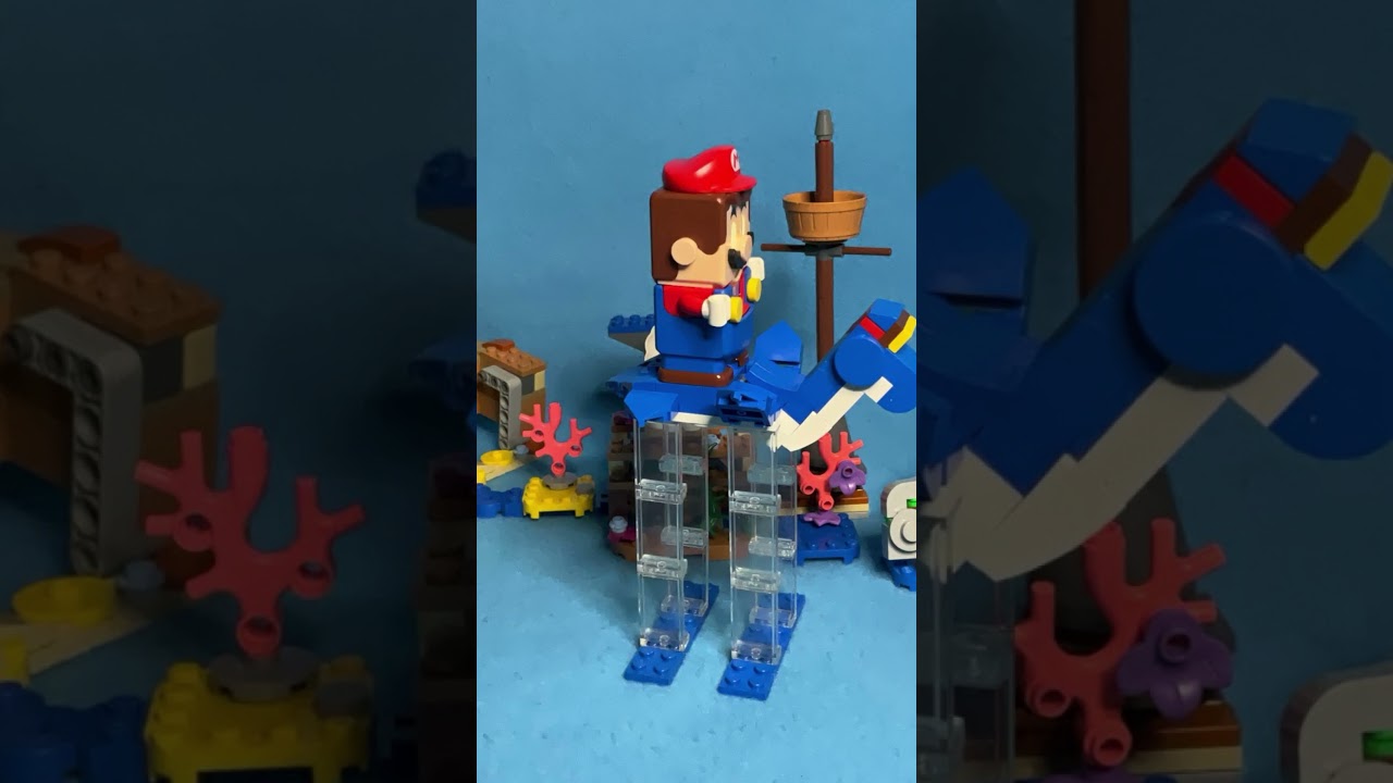 Lego Super Mario and Dorrie Explore the Sunken Shipwreck 🌊 71432 #legosupermario #sunkenship