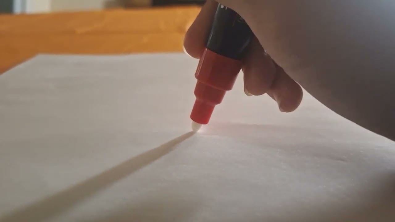 Red Posca Marker