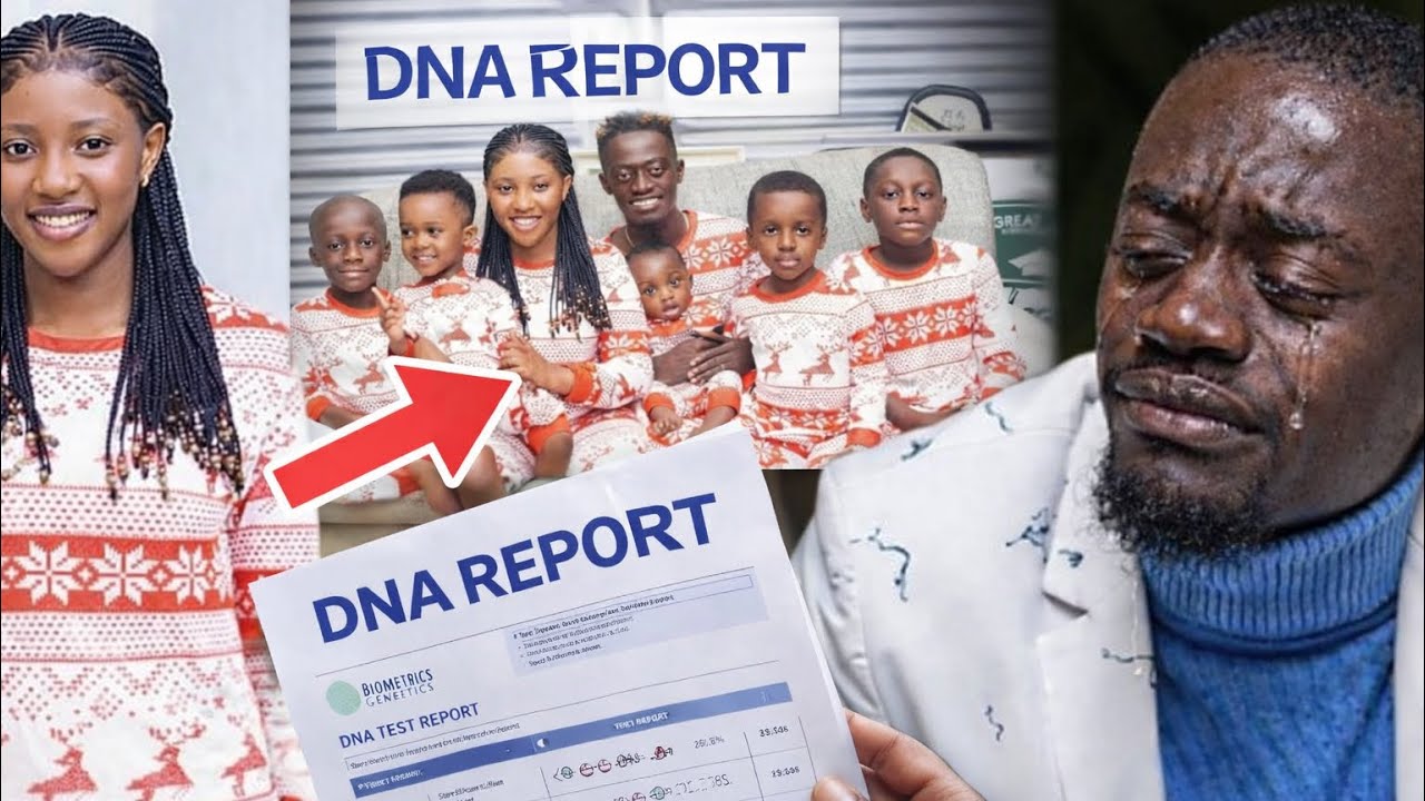 DNA 😭All five kids of Kwadwo Nkansah Lil Win are not his after DNA confirmation.