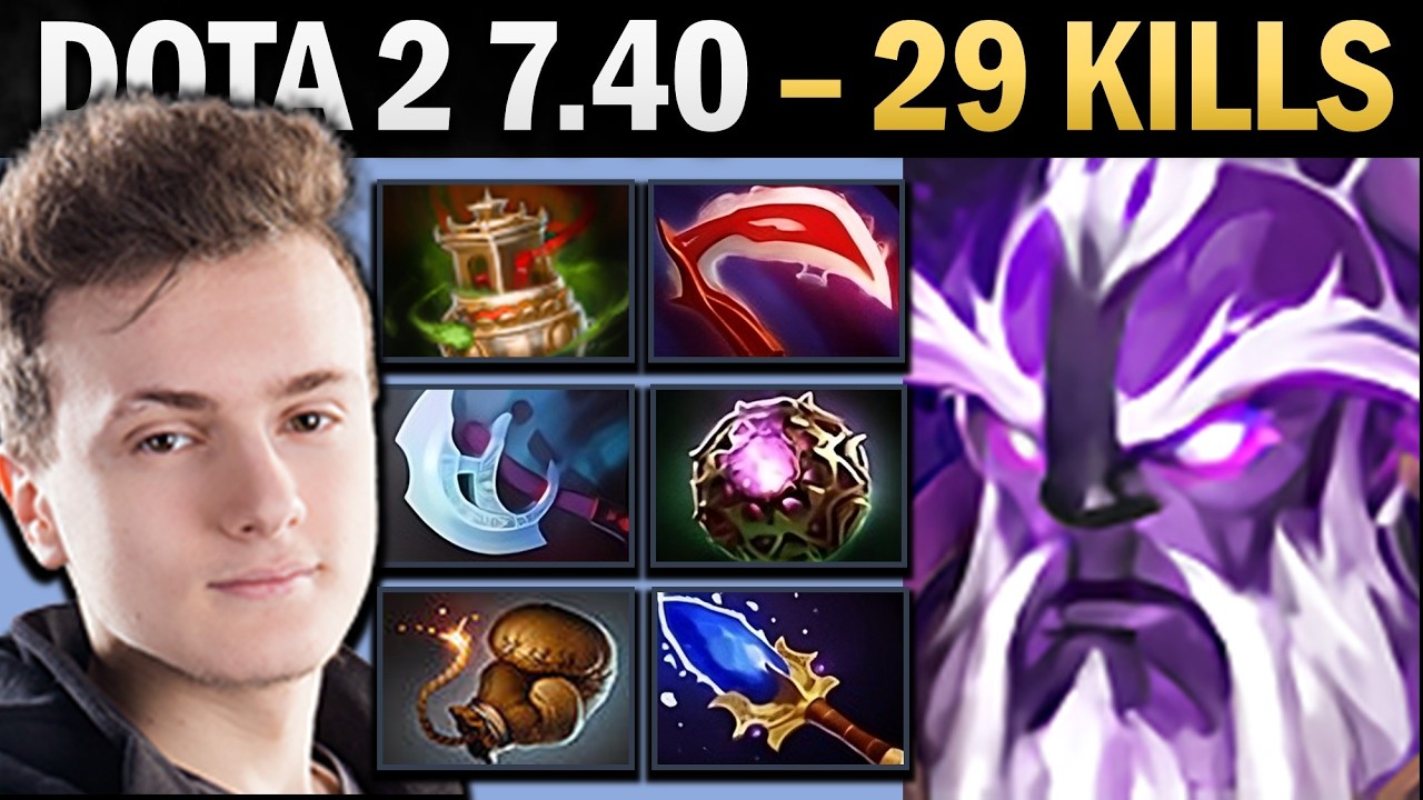 Void Spirit Pro Mid with 29 Kills and Vessel - Dota 7.41