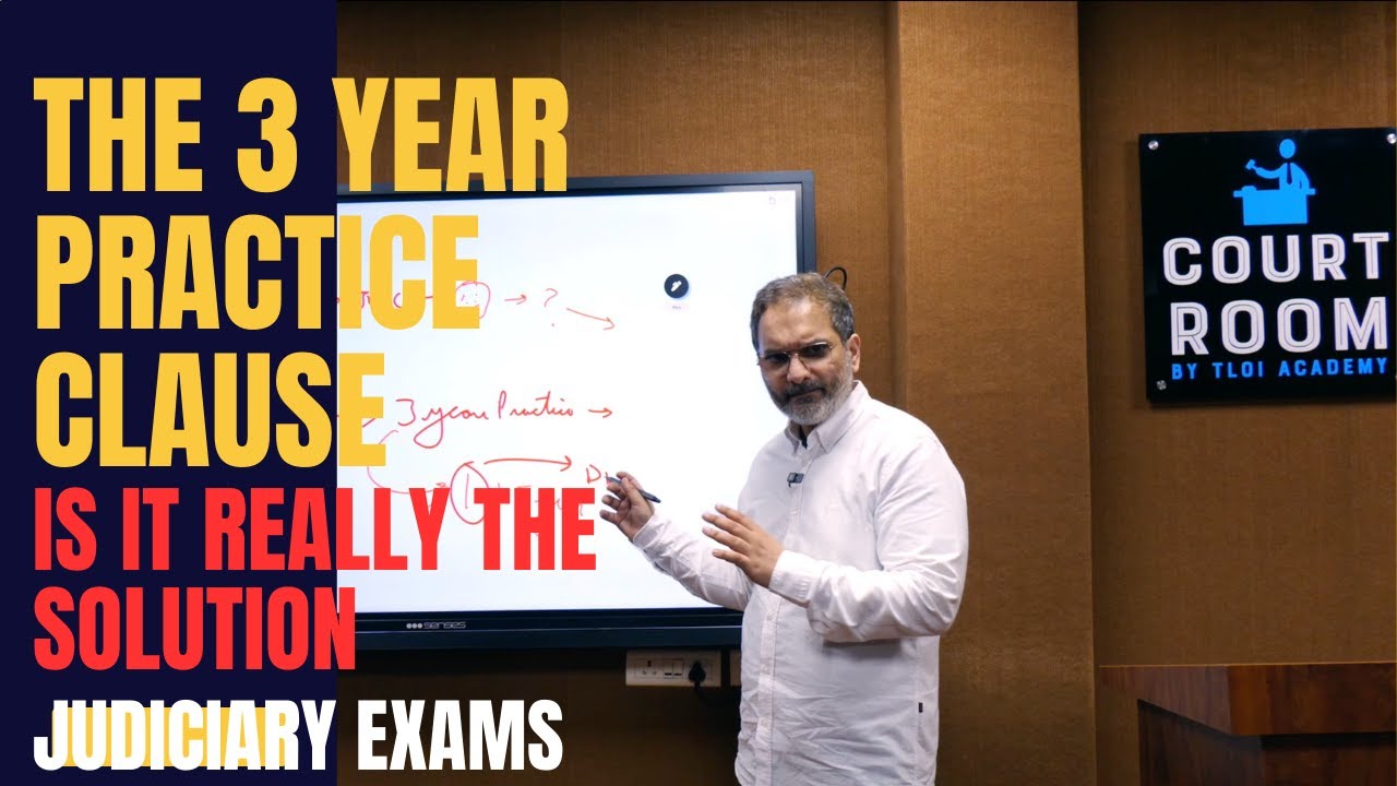 Is 3-Year Practice Clause the Solution? | The Real Problems with Judiciary Exams & Legal Education