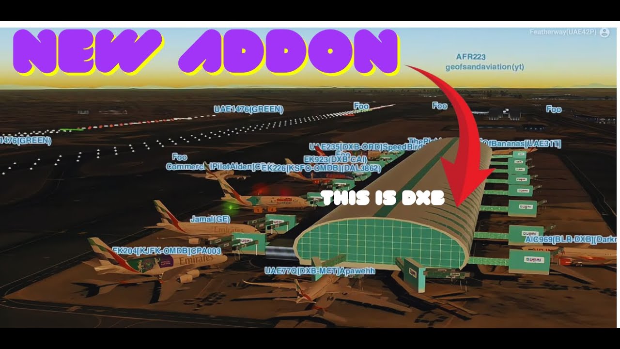 GeoFS new Airport Realism Addon
