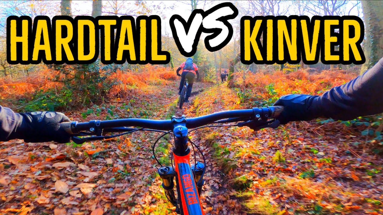 Testing the Hardtail at Kinver. Yes I am riding the Voodoo Bizango.