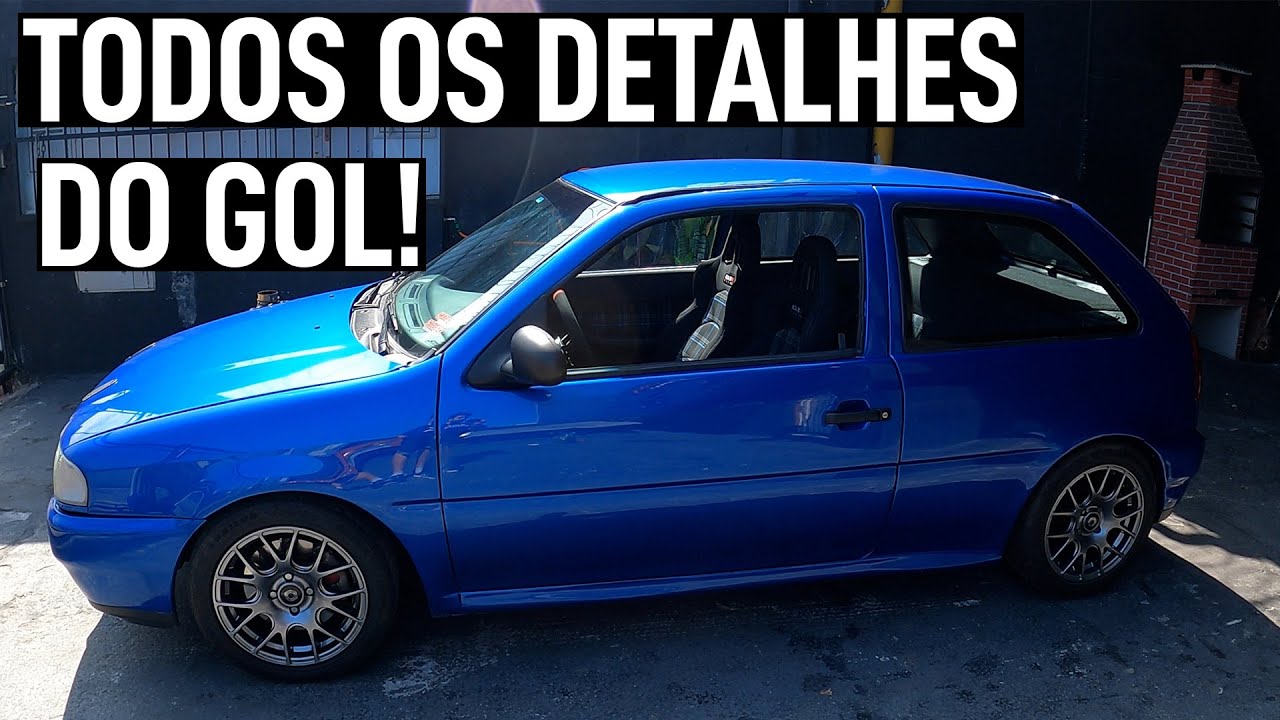 TODOS os DETALHES do Gol 1.8 Turbo 