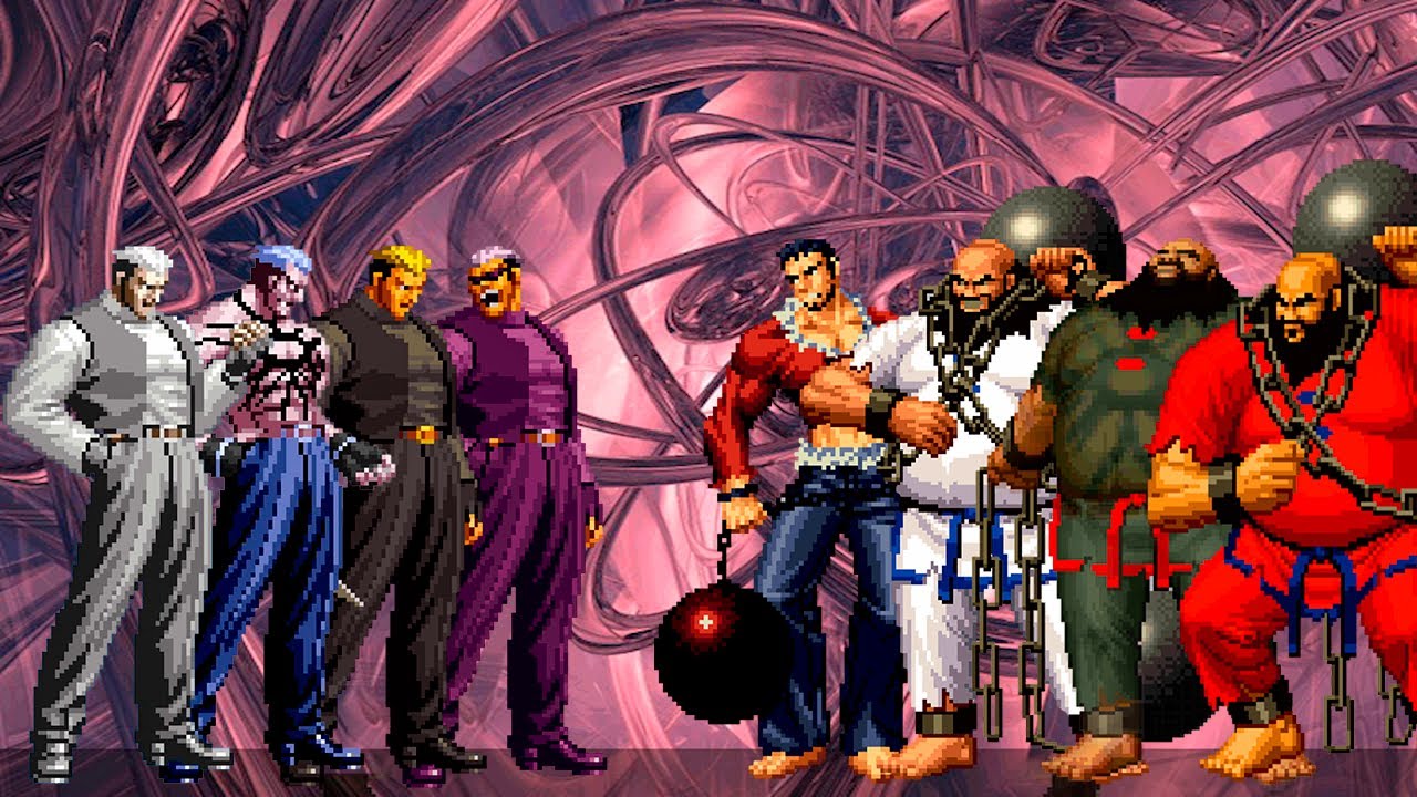 [KOF Mugen] Ryuji Yamazaki Team vs Chang Koehan Team