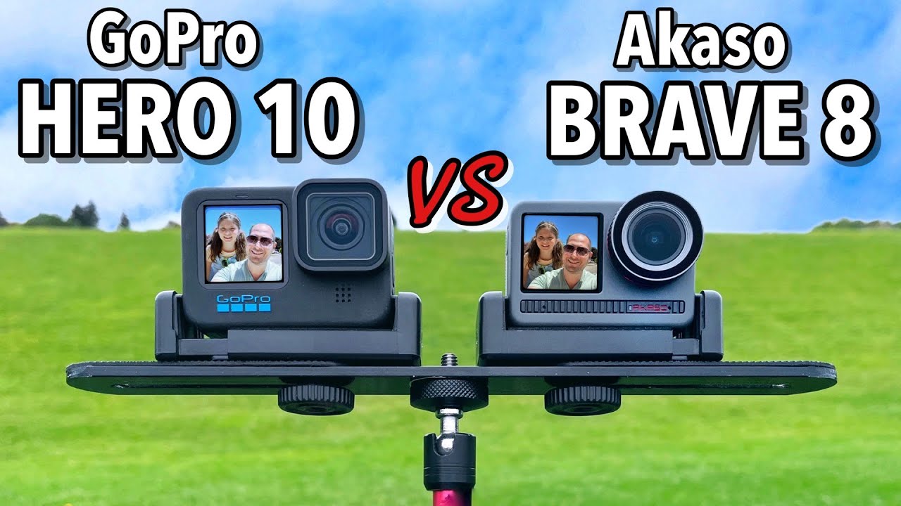 Сравнение камер Akaso Brave 8 и GoPro HERO 10!