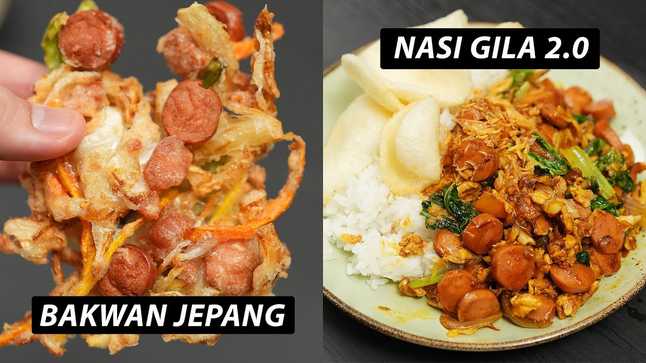 COCOK UNTUK SAHUR - RESEP NASI GILA DAN BAKWAN JEPANG