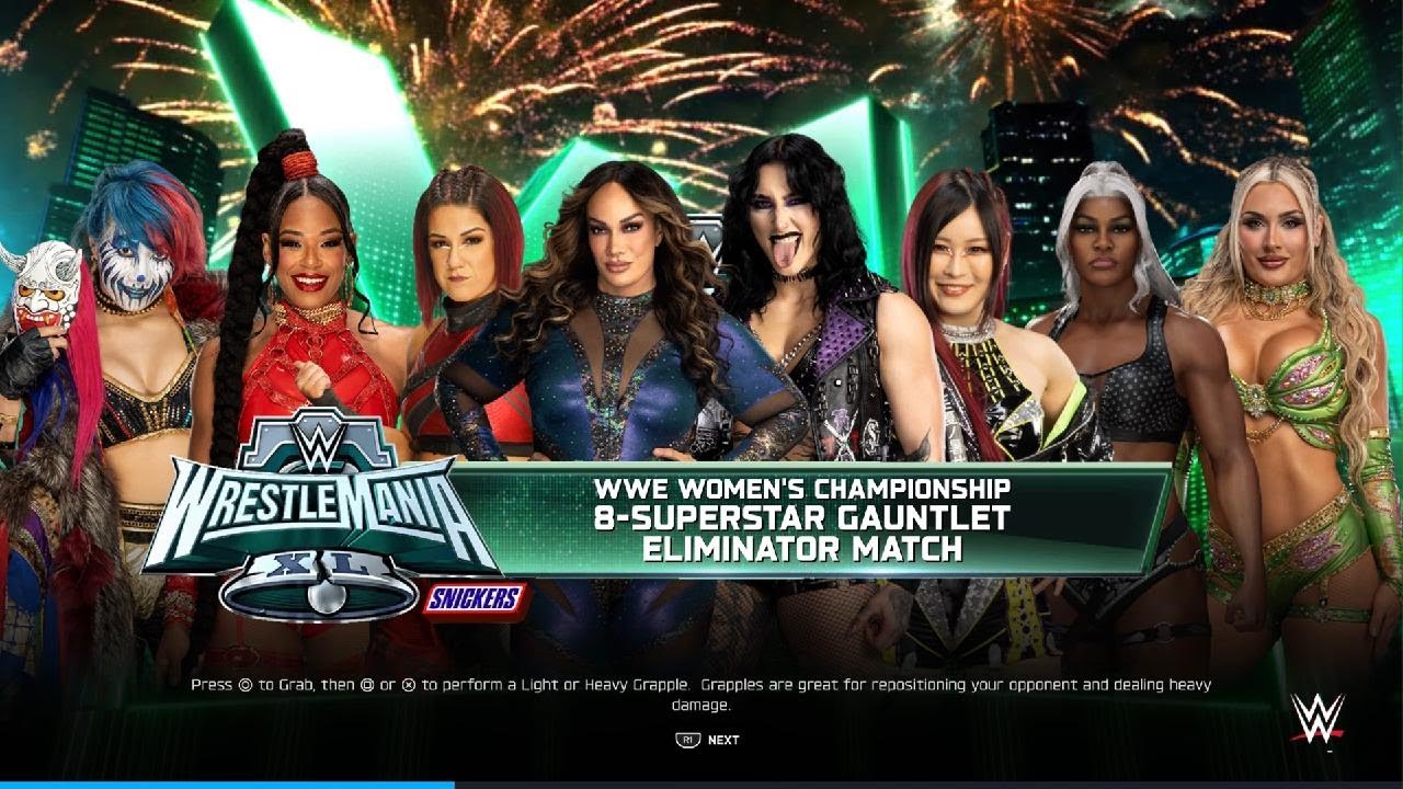 WWE 2K25 Legendary Women's Gauntlet Eliminator WWE Championship