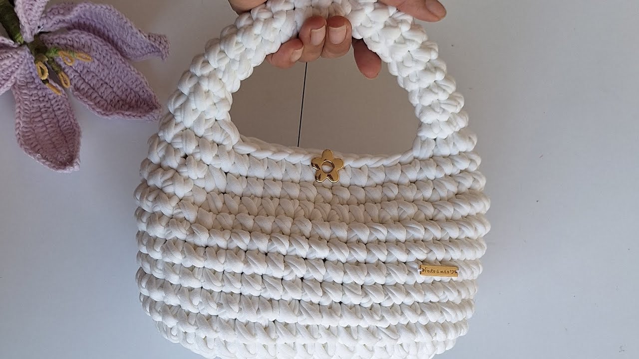 Mini Bag Camila, feito em fio de malha!💖