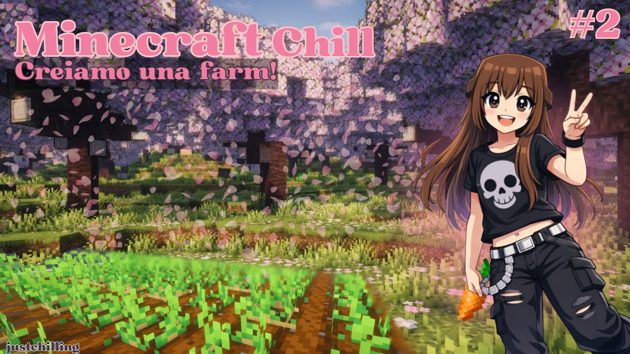 Creo una farm di ortaggi🌱| Minecraft Vanilla Chill EP2