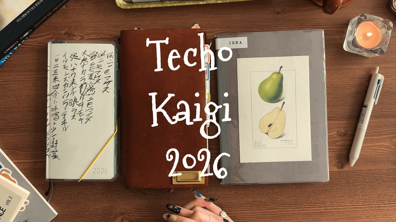 ✨Techo Kaigi 2026 | traveler's company, hobonichi, sterling ink ✨