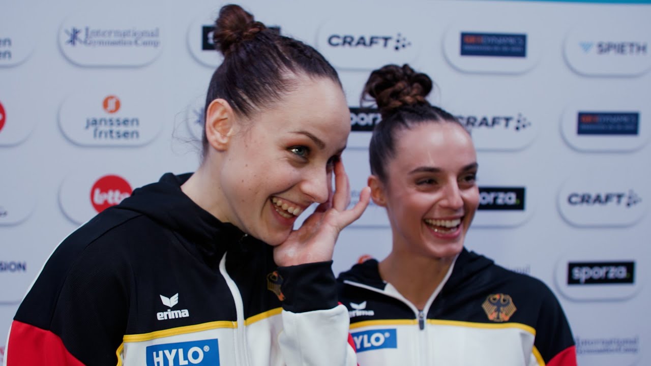Sarah Voss & Pauline Schaefer (GER)' s Go-To Dance Move is Twerking - Podium Training Interview