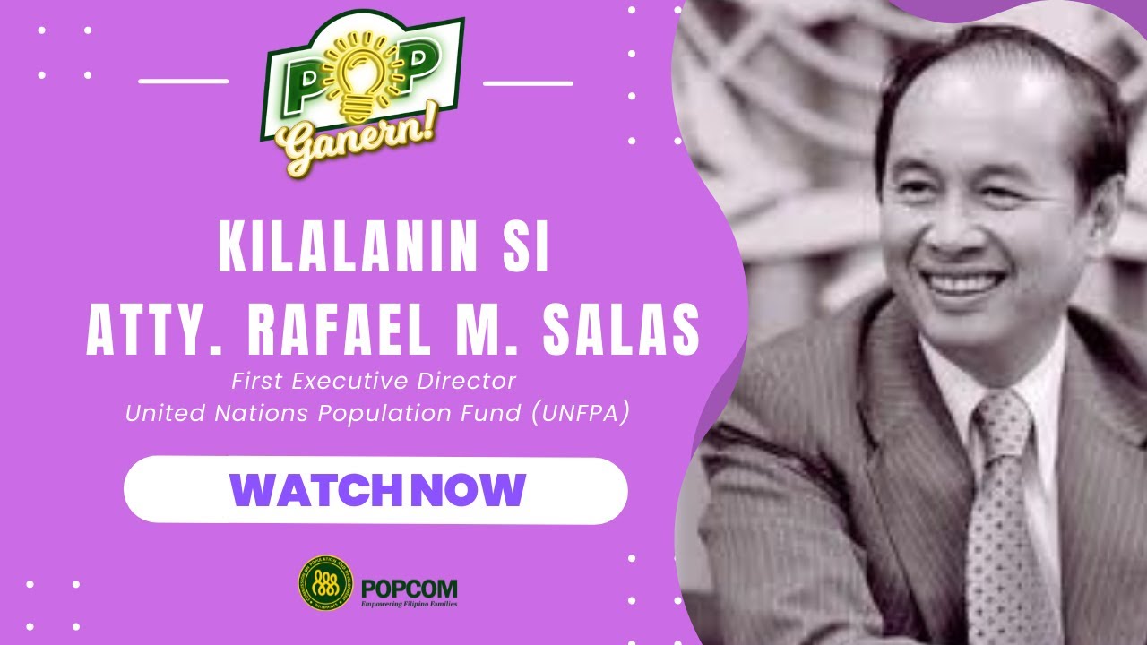 First Executive Director of UNFPA: Atty. Rafael M. Salas