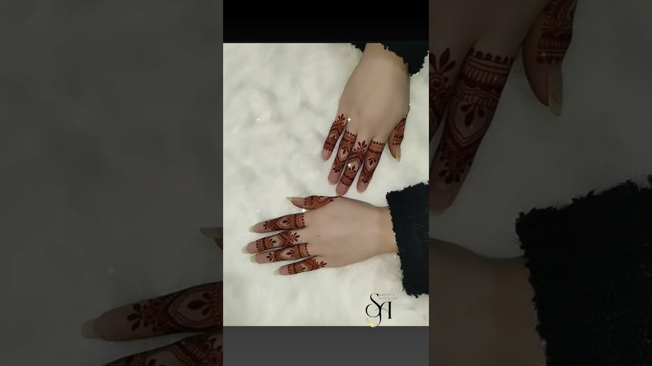 simple ❤ easy mehendi designs🥀✨🦋 #mehndi #henna #trending #aesthetic