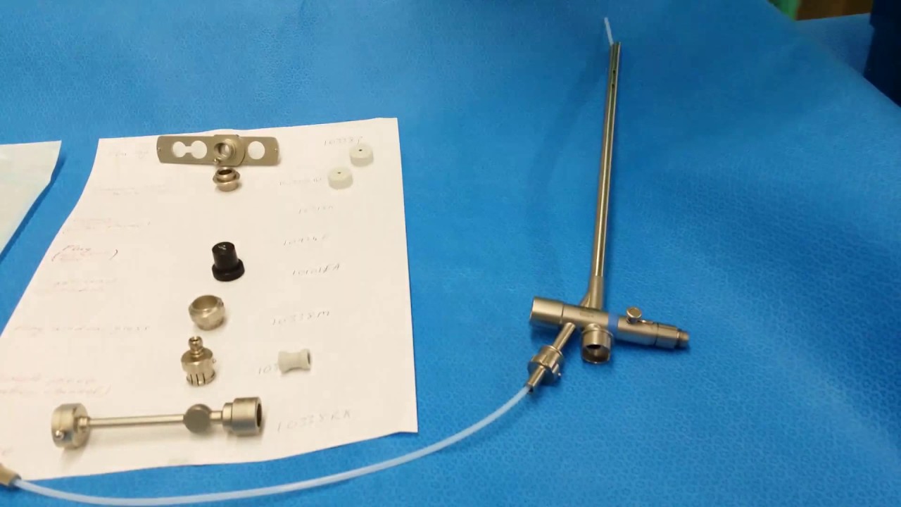 Paediatric bronchoscope set .