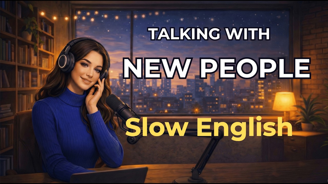 Talking With New People: Slow English for beginners