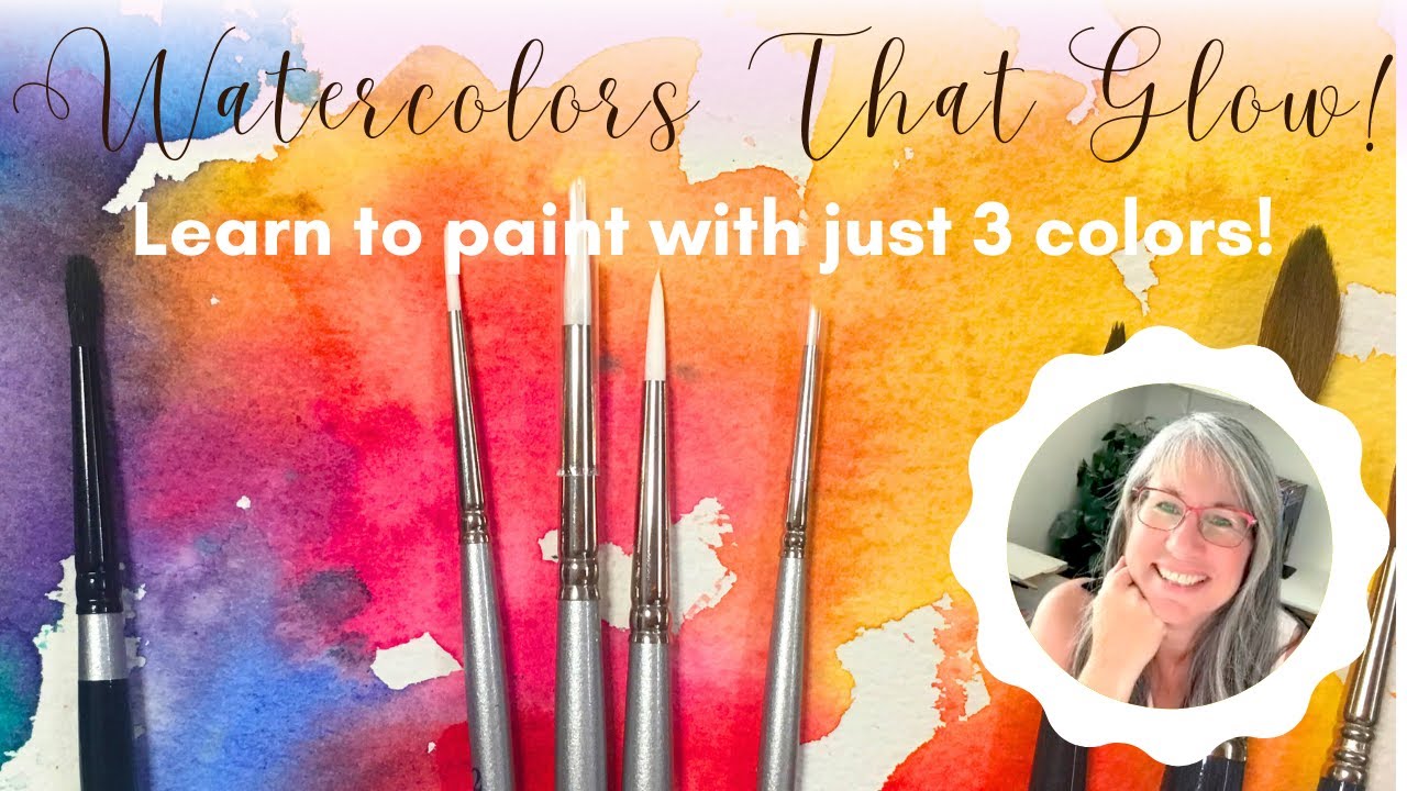 Mastering The Art Of Glowing Watercolors With A Limited Palette!