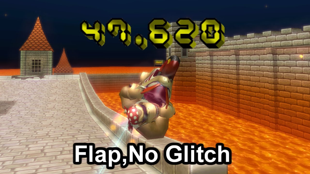 [Obsoleted][MKWii TAS] N64 Bowser's Castle Fast Lap - 47.620 (No Glitch)