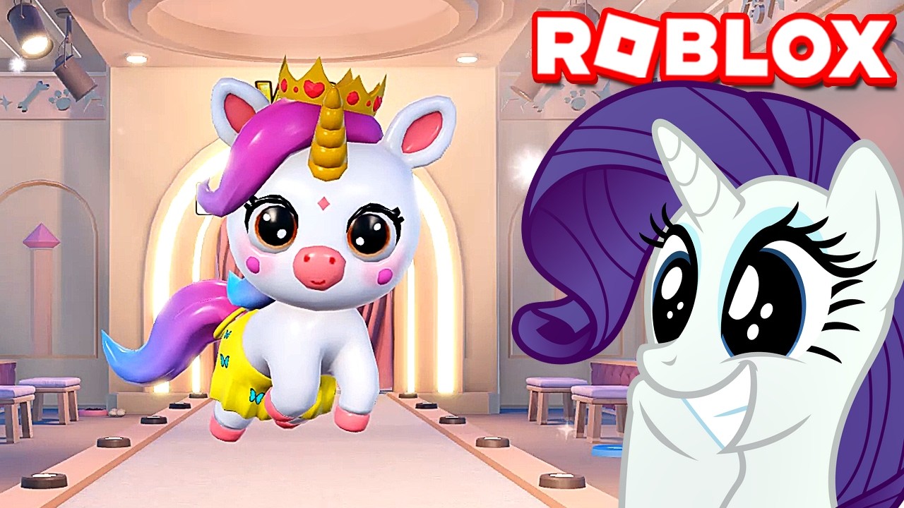 DESFILANDO COM PETS no ROBLOX (Pet Fashion Show) #LuliRarity