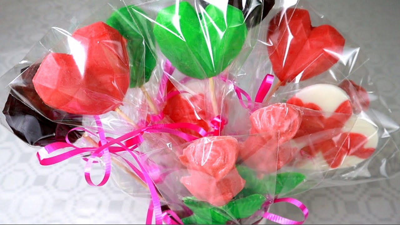 PALETAS DE CHOCOLATE PARA SAN VALENTIN | #iriscocinablog