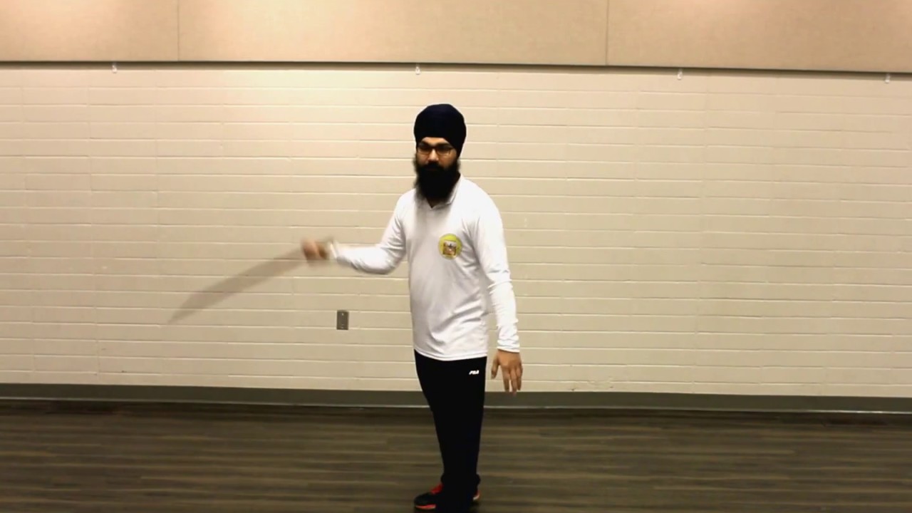 Sikh MArtial Arts (Gatka) Tutorial 6, Daang Spinning
