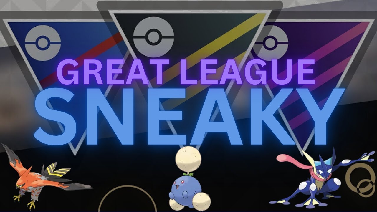 Great League Talonflame Jumpluff Greninja team is SNEAKY in PokemonGo!