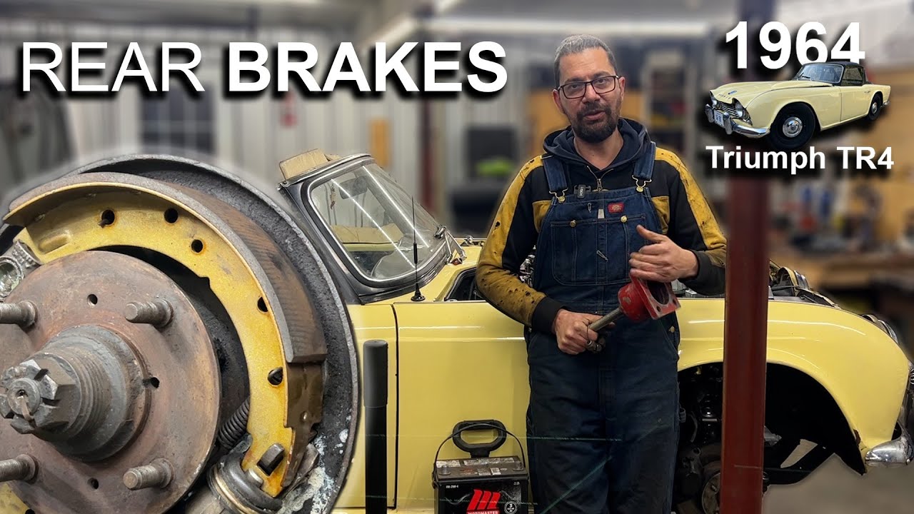 '64TR4 - Part 26 - Rear Brakes and Lever Shocks