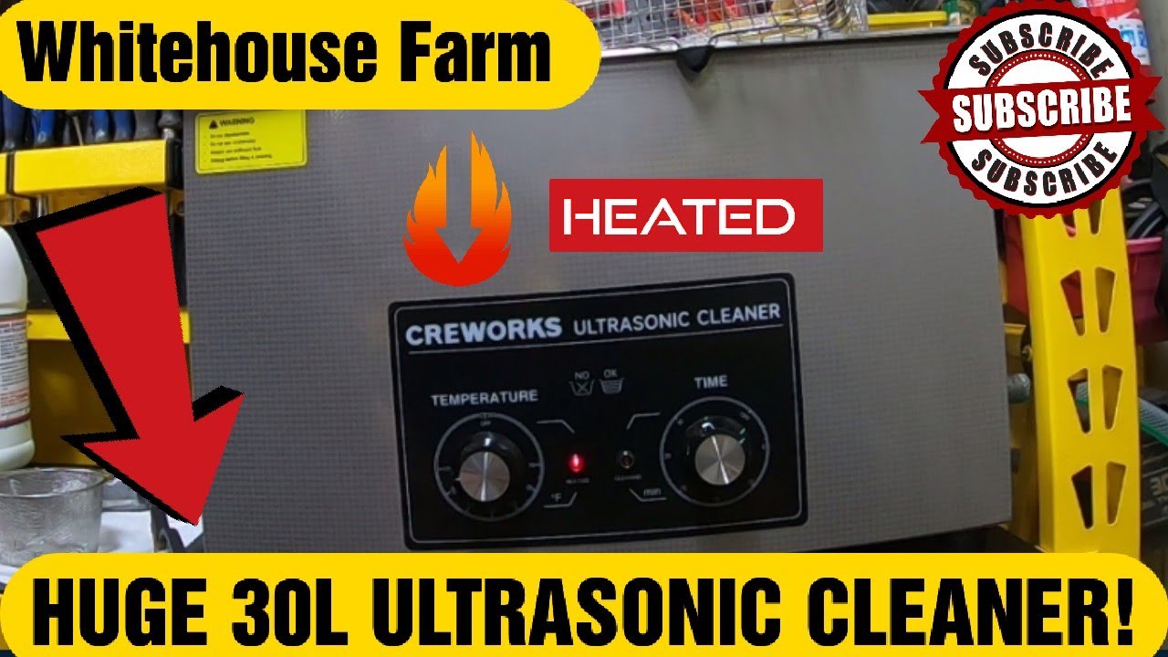 Creworks 30L Ultrasonic Cleaner!