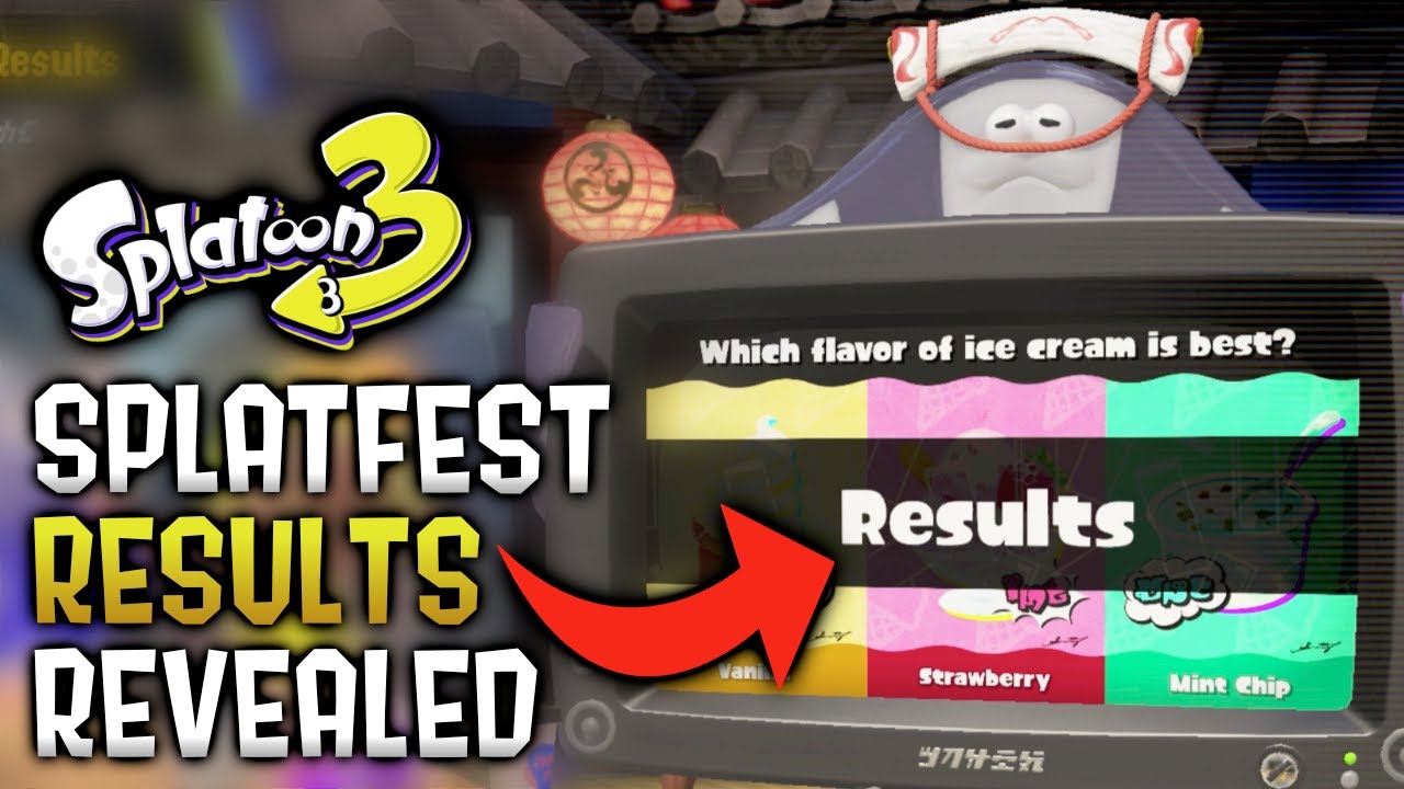 Splatfest Results REVEALED - Vanilla VS Strawberry VS Mint Chip: Here’s Who Won! - Splatoon 3